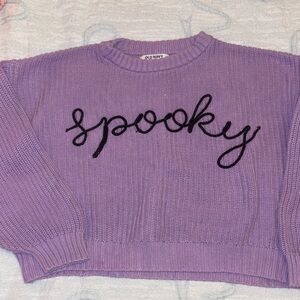Old Navy Lavender 'Spooky' Women's Sweater